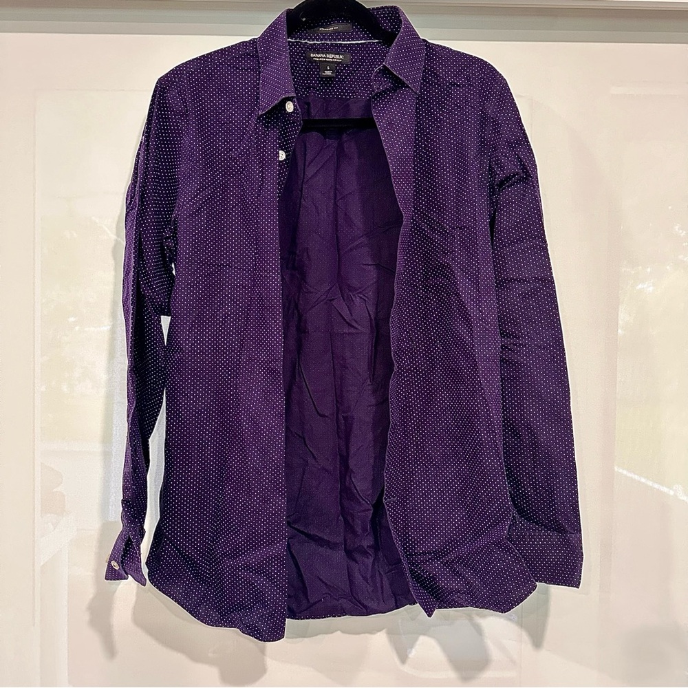 Men’s Banana Republic Standard Fit Non-Iron 100% Cotton Button Down Small